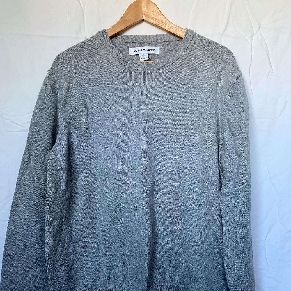 Amazon Essentials, Size XL, Gray Long Sleeve Sweater